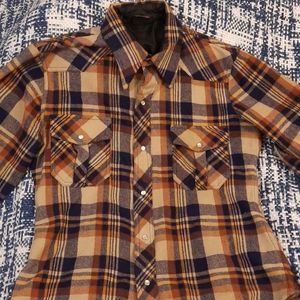 Vintage Brittania Wool Snap Shirt